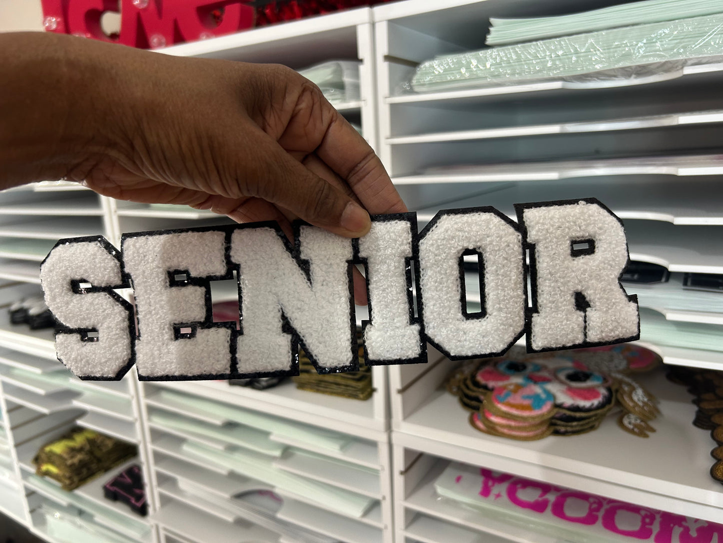 Chenille Senior Patch