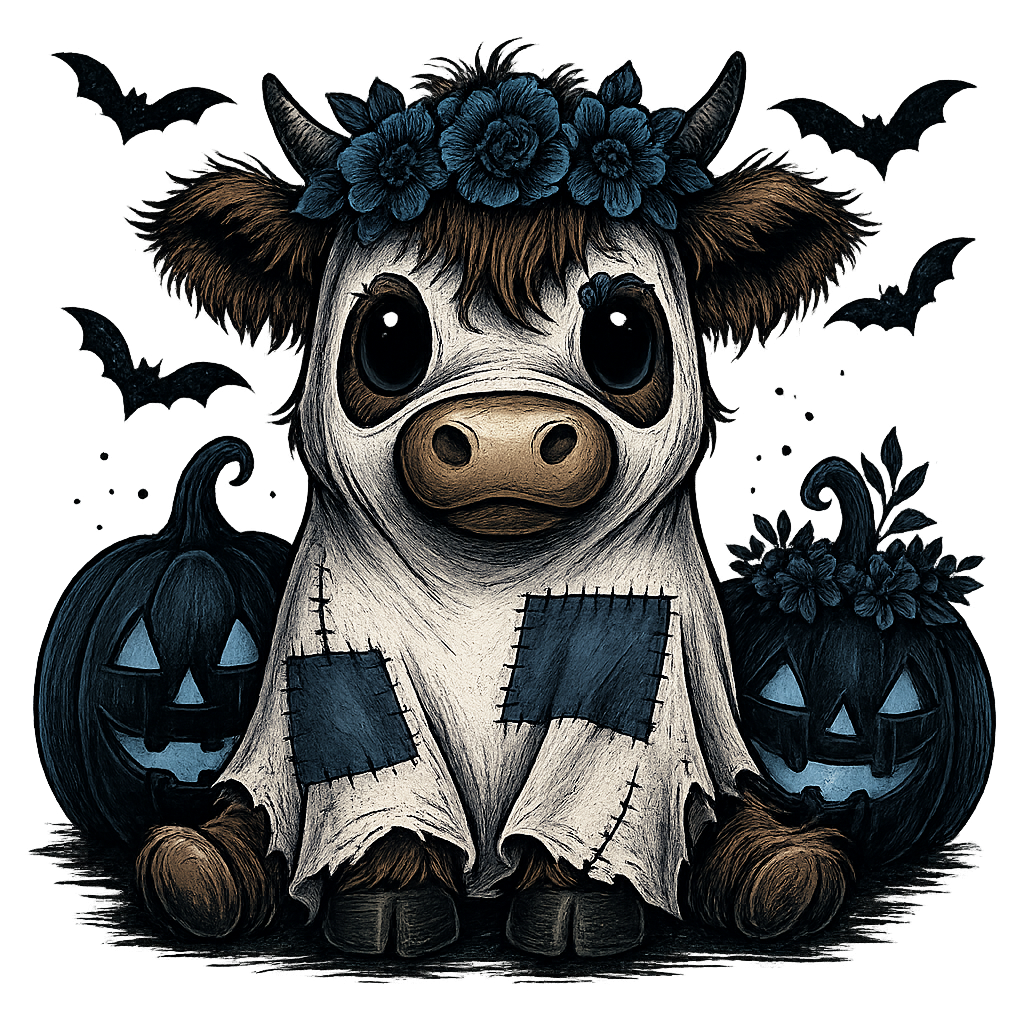 Digital File/Rustic Cow