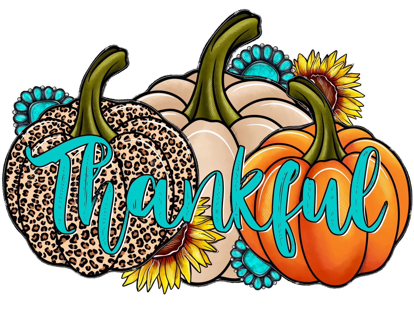 Sublimation Print/ Thankful