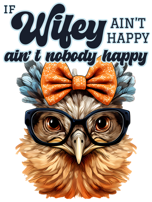 Sublimation Transfer/Happy Wife