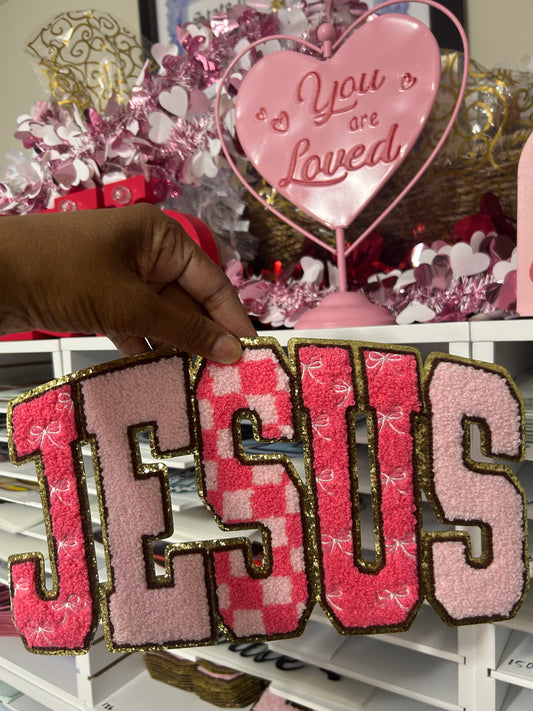 Chenille Patch/Jesus