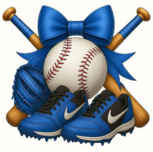 Sublimation Print/ Softball Girl Blue