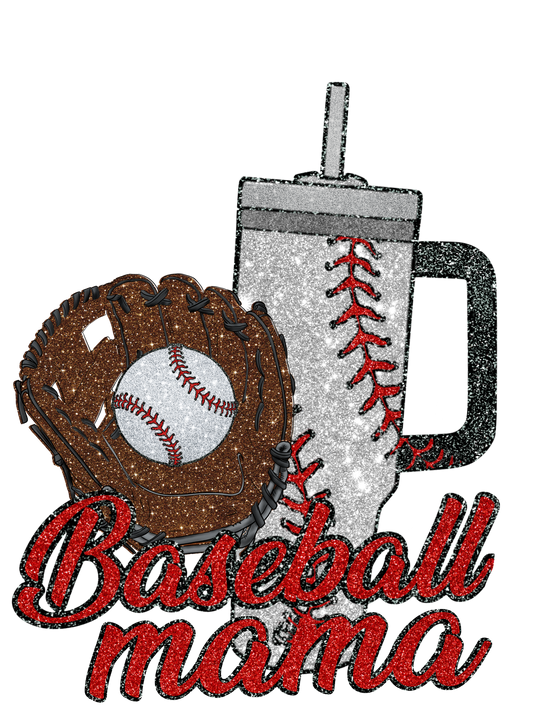 Sublimation Print/Glitter Baseball