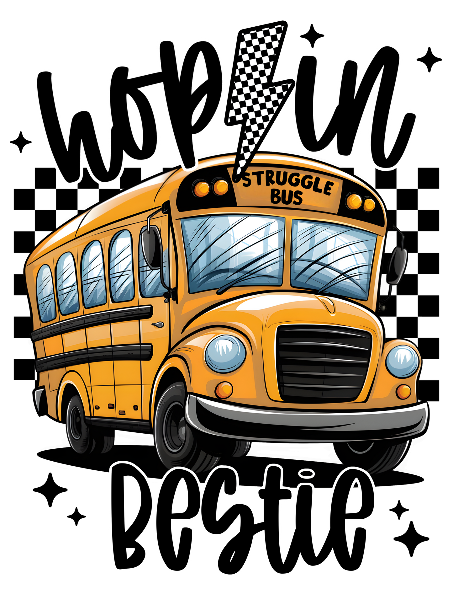 Sublimation Print/ Bus Bestie