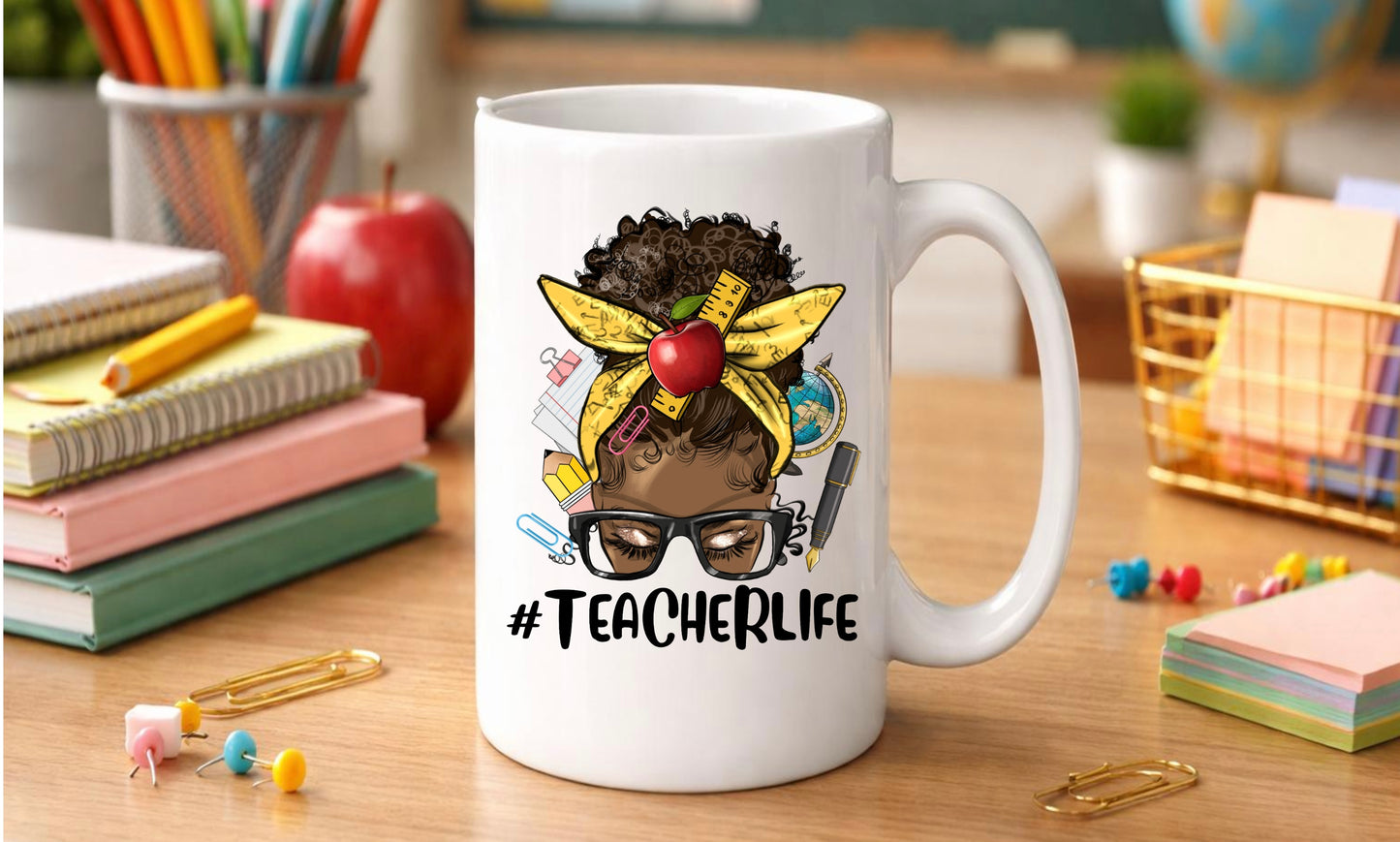 4inch Teacher Decal Mug