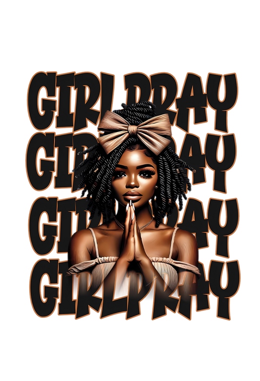 Digital File/Girl Pray FREE