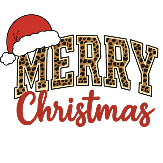 Digital File/Leopard Xmas/ Not Print