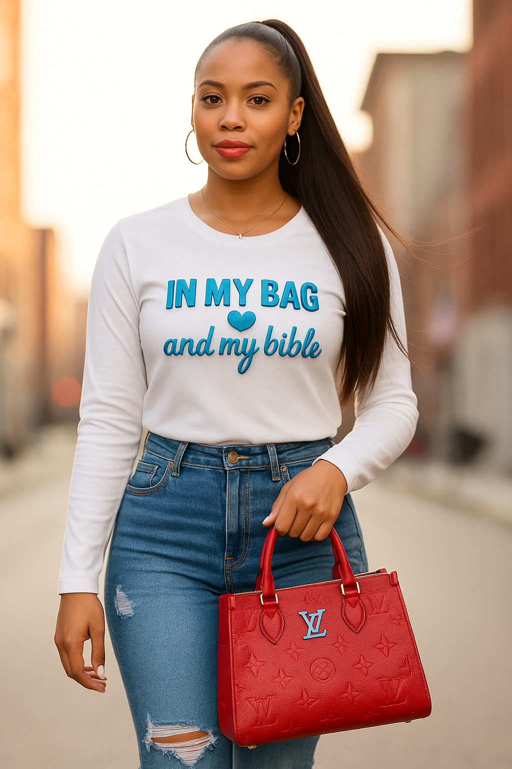 Screen Print/Bag and Bible