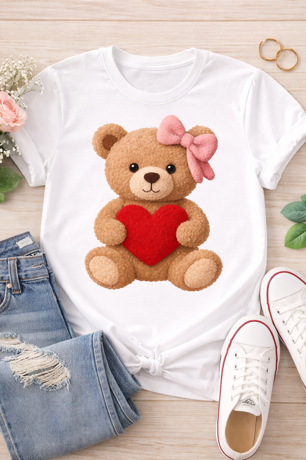 DTF Print/Valentine’s Bear