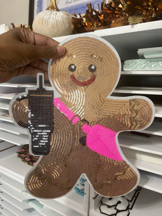 Chenille Patch/ Gingerbread