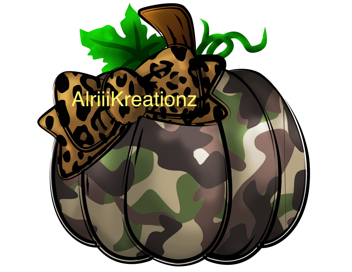 DIGITAL FILE/Camouflage Pumpkin