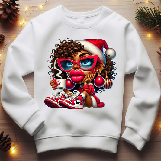 Sublimation Print/Xmas Quirky Girl